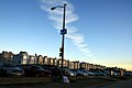 Crow Instability contrail over San Francisco