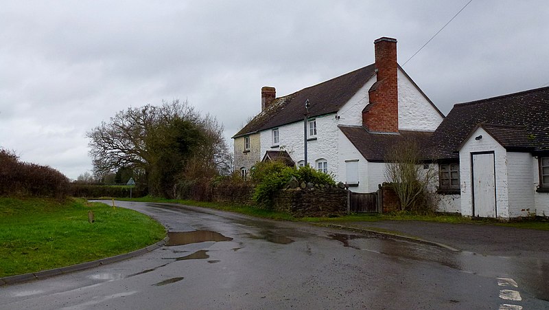 File:Cottages at a lane junction - geograph.org.uk - 3282514.jpg