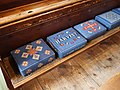 Cushions inside All Saints' Church in Foots Cray. ([936])