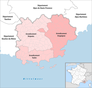 <span class="mw-page-title-main">Arrondissements of the Var department</span>