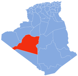 Provincia di Adrar – Localizzazione