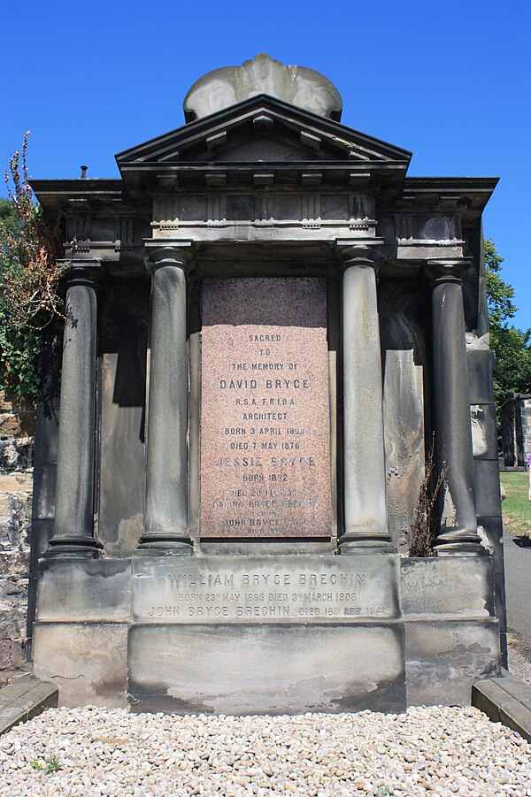 David Bryce's grave
