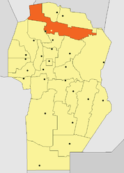 Dipartimento di Tulumba – Mappa