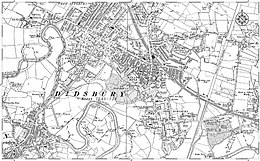 Ordnance survey map of Didsbury from 1905 Didsbury 1905.jpg