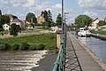 Kanalbrücke über die Loire, im Hintergrund der Canal du Centre