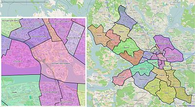 Geobox locator Stockholm distrikt