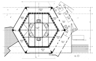 This is the facilities architectural cross-section of the top-view Dome top.gif