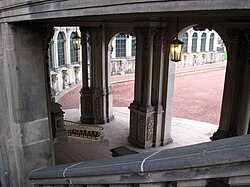 Wallpavillon, Dresdner Zwinger - inside