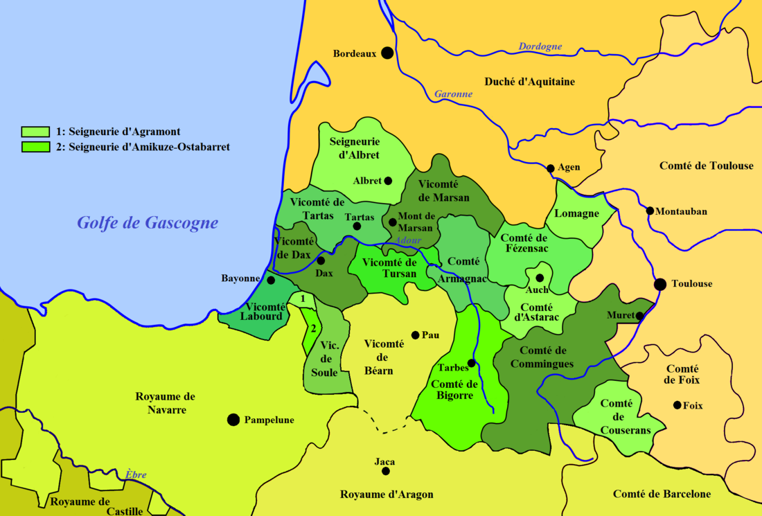 Liste des seigneurs, comtes et ducs de Gramont