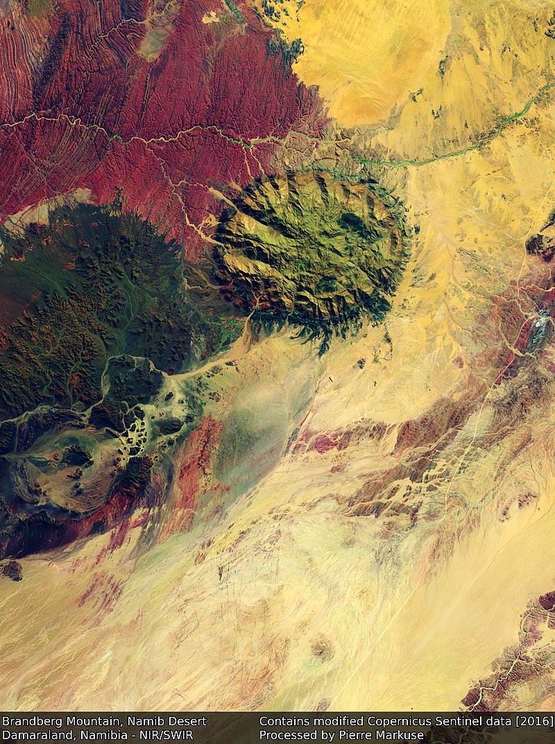 namib desert from space