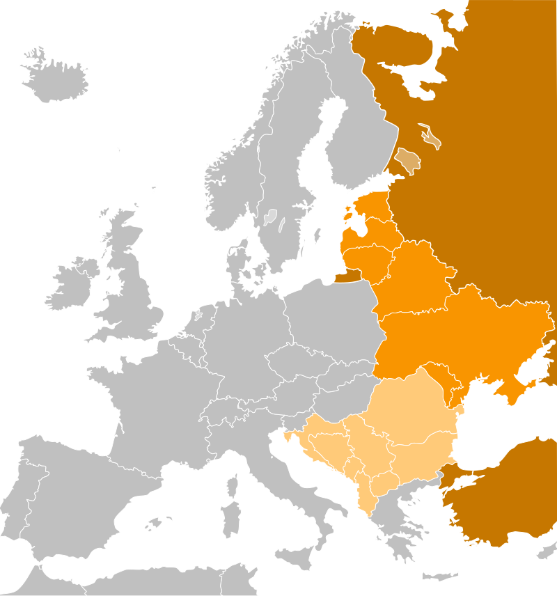 Восточная Европа. Европа и Восточная Европа. Восточная Европа Россия. Eastern Europe на карте.