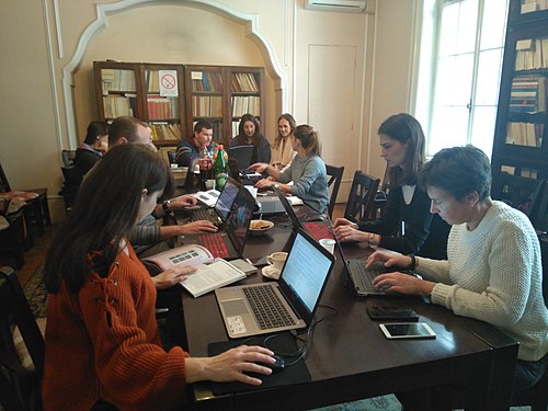 Edit-a-thon at Institute for the Protection of Cultural Monuments of Serbia 02.jpg
