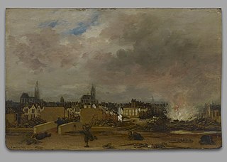 The Explosion of the Powder Magazine in Delft, 1654