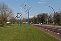 Enschede, la escultura sculpture en el Boulevard 1945