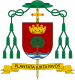 Escudo como Obispo Auxiliar de Portoviejo.