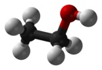 Molecuulmodel van ethanol