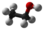 A molecule of alcohol Ethanol-3D-balls.png