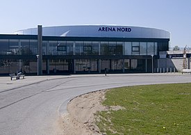 FRH Arena Nord was the official venue at the 2007 Women's World Floorball Championships. FRH-Arena-Nord.jpg