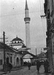 Ferhat Pasha moskén (Ferhadija) i Banja Luka, byggd år 1579