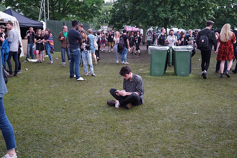 File:Field Day 2016 Saturday man on floor.jpg