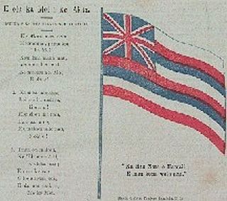 <span class="mw-page-title-main">E Ola Ke Aliʻi Ke Akua</span> National anthem of the Hawaiian Kingdom from 1860 to 1866