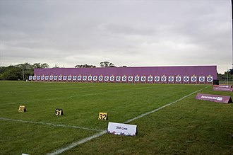Parc Sarmiento as it appeared on the day of the ranking round. First day of Archery 2018 YOG (2).jpg