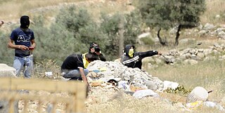 <span class="mw-page-title-main">Palestinian stone-throwing</span> Palestinian practice of throwing stones at people or property
