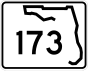 State Road 173 marker 