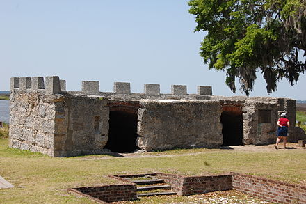 Remains of Fort Frederica