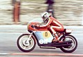 Phil Read auf MV Agusta 500 mit der Nr. Null (!!) beim französischen GP 1975. Endergebnis: 3. Platz