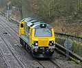 70001 leaves Clay Cross Tunnel working 0Z70 Lawley Street - Leeds Midland Road