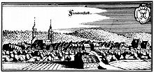 Freudenstadt auf einem Stich von Merian aus dem Jahr 1643