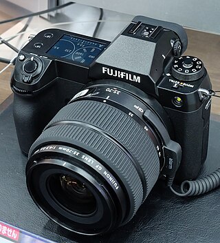 <span class="mw-page-title-main">Fujifilm GFX50S II</span> Medium format camera