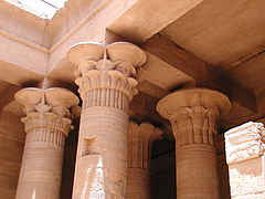 Abaque composite du temple d'Isis (Philæ).