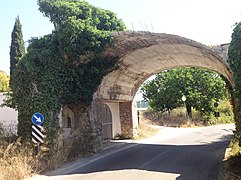 Arcone della cappella della Madonna di Casalarga