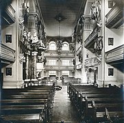 Вътрешен вид на Гарнизонната църква от изток, 1920 г.