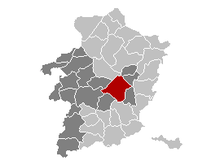 Genk Limburg Belgium Map.png