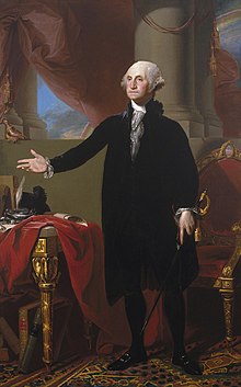 In his will, George Washington wanted the University to benefit his home state of Virginia as well as the federal district Gilbert Stuart - George Washington - Google Art Project (6966745)FXD.jpg