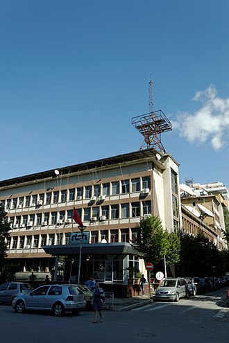 Headquarters in Tirana. Godina e Radio Televizionit Shqiptar (R.T.SH), Tirane. Foto nga Dritan Mardodaj..jpg