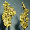 Gold from mines near Placerville