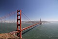 The Golden Gate Bridge form Marin County