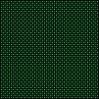 A lattice of alternating light green and green pixels separated by the black background.