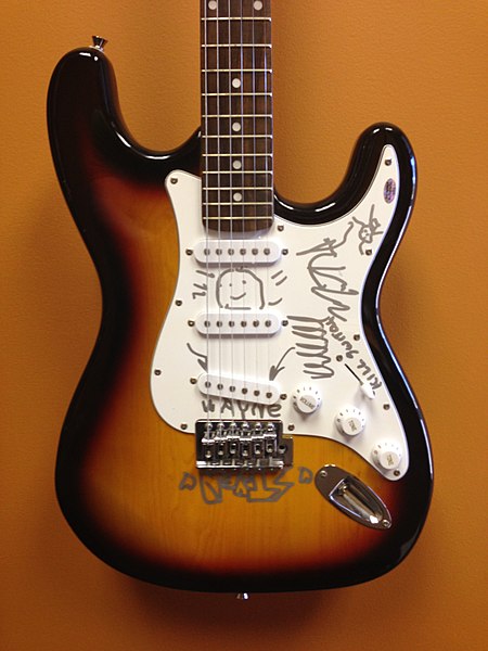 File:Guitar, signed by the Flaming Lips (photo by George Williams).jpg