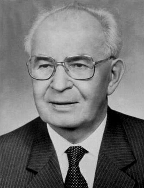 Gustáv Husák, leader of the party between 1969–87 and president of Czechoslovakia in 1975–89