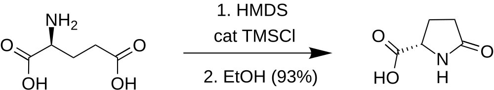 Бис кислота. Pyroglutamic acid. HMDS.