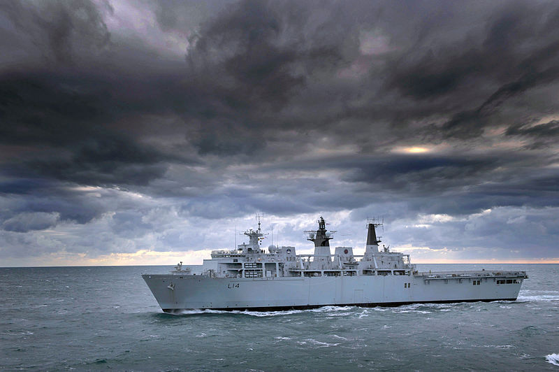 File:HMS Albion During Exercise Cold Response MOD 45151287.jpg