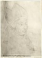 HUA-104166-Portret van David van Bourgondië geboren 1427 bisschop van Utrecht 1456 1469 overleden 1496 Borstbeeld rechts met mijter.jpg
