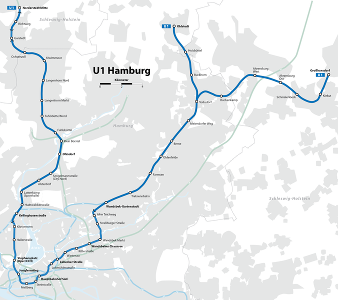 File:Hamburger Hochbahn - Plan der Linie U1.png