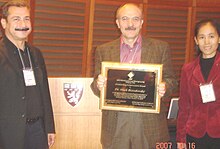 Hamid Arabnia, Mark Borodovsky, and Mary Yang (2007).jpg