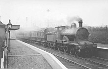 Renown Class 'Implacable', no. 1915, passes through Great Barr on an up passenger service circa 1923. Hamstead and Great Barr Station - lnwrgb4461.jpg